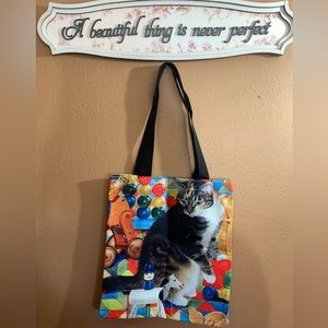 Calico Cat Canvas Bag
